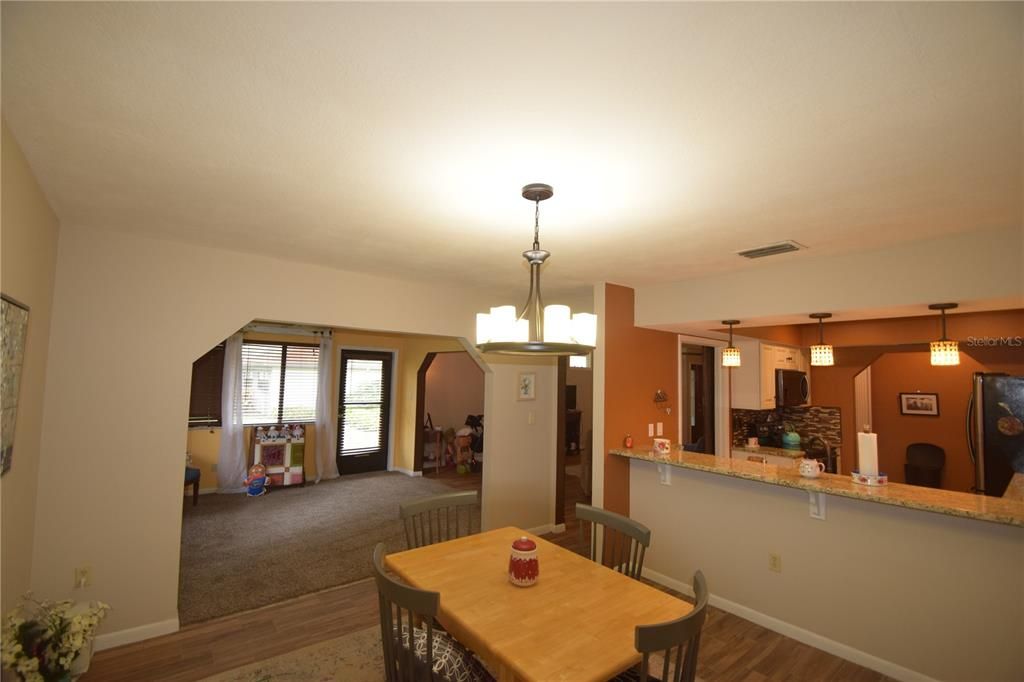 Dining Room looking in Kitchen