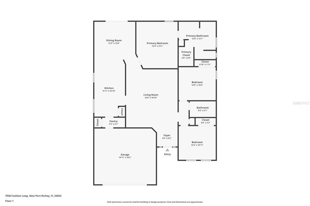 For Sale: $370,000 (3 beds, 2 baths, 1595 Square Feet)