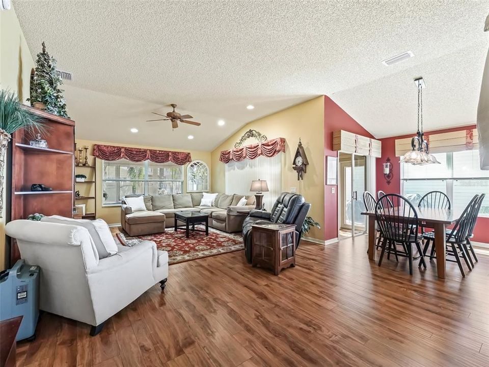 View of living area looking toward back