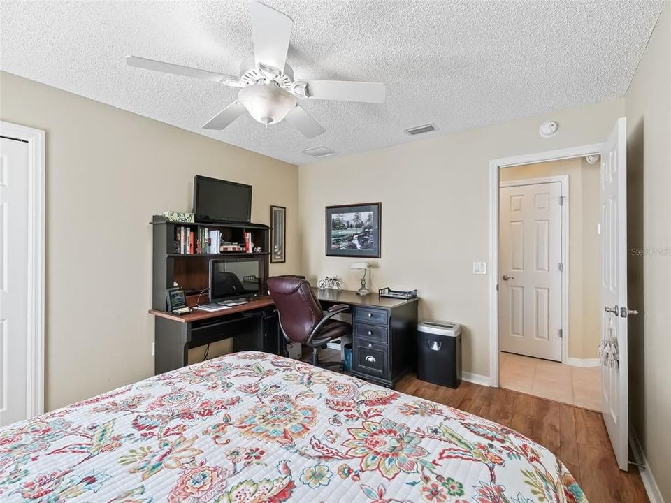 Another view of guest bedroom 1, looking toward hall