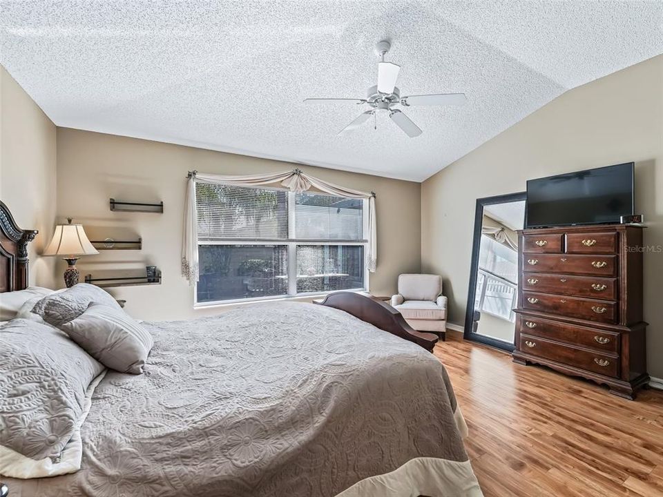 Main bedroom looking from bath entrance