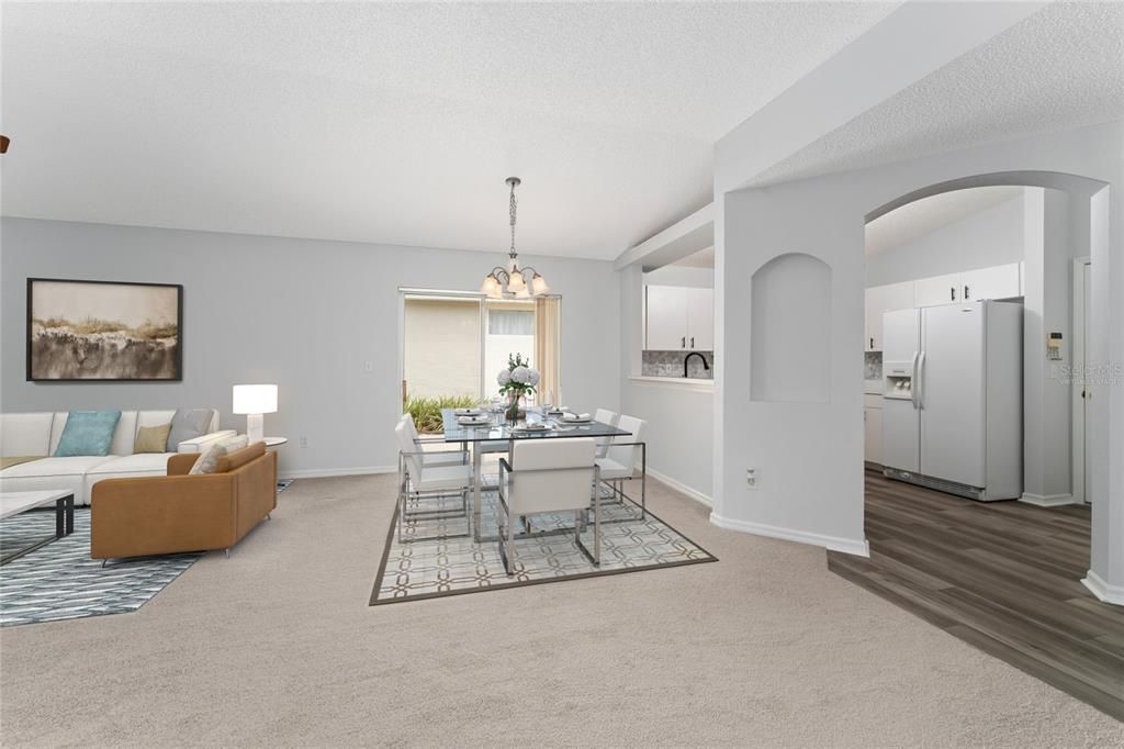 Dinning Room Virtually Staged