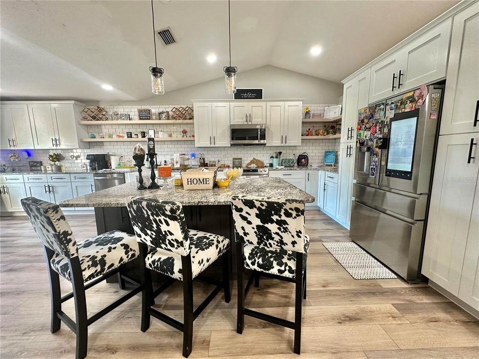 Dining room-Kitchen view