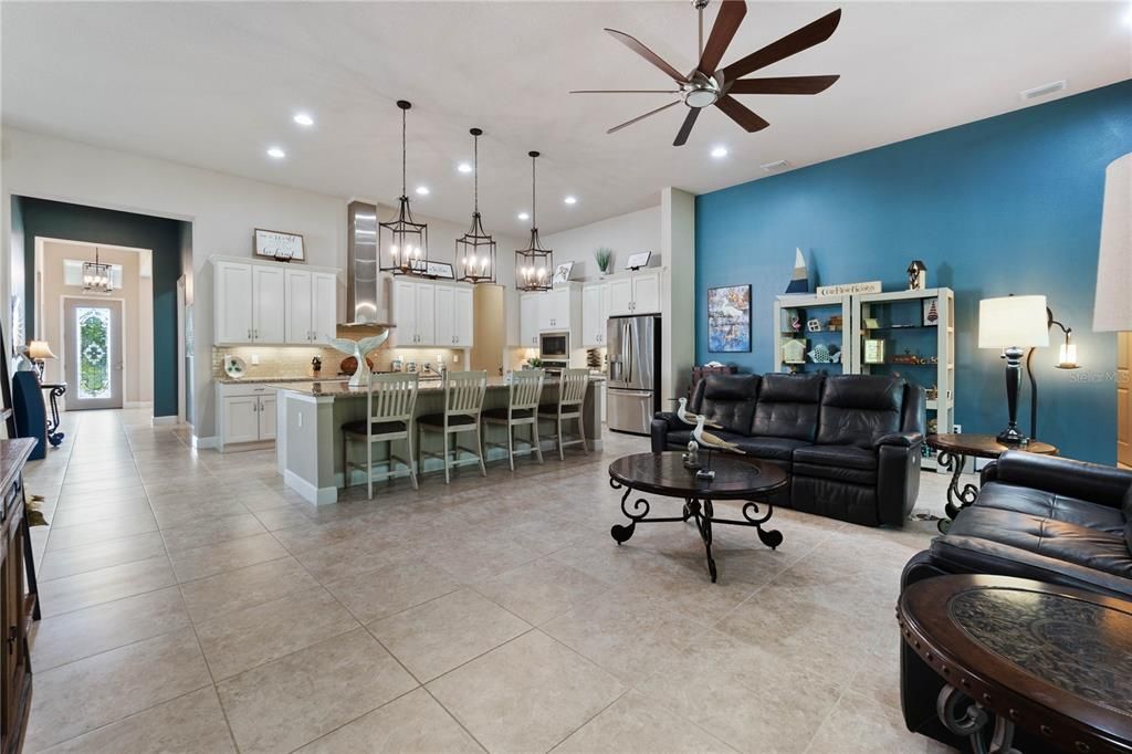 Kitchen to Family Living Room