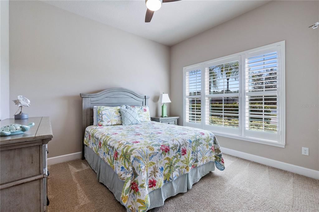 Bedroom 3 w/Plantation Shutters