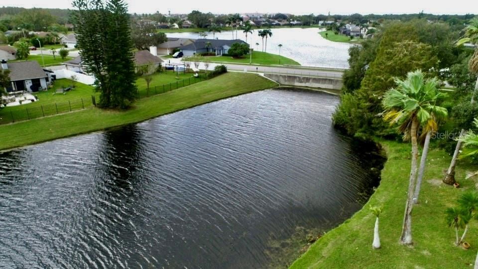 Aerial View of Lake