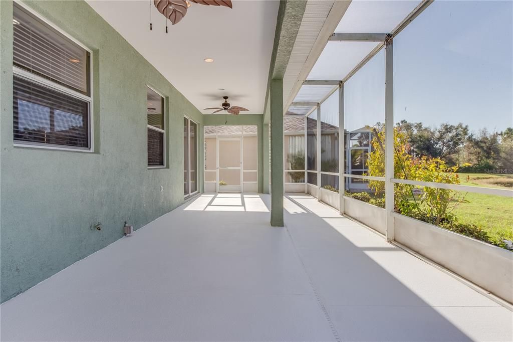 Oversized Lanai with Lake View