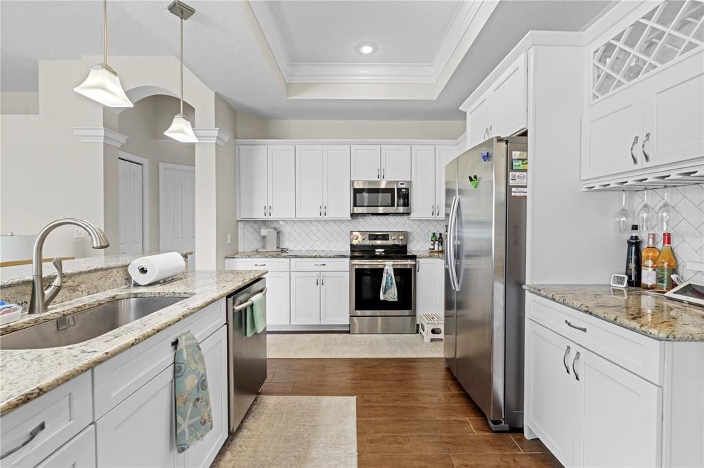 Abundant Cabinets & Counter Space