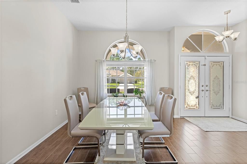 Dining Room and Entrance Foyer