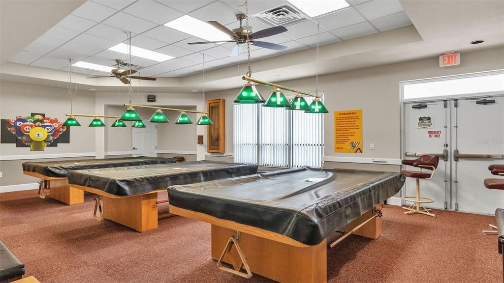 Clubhouse - billiards