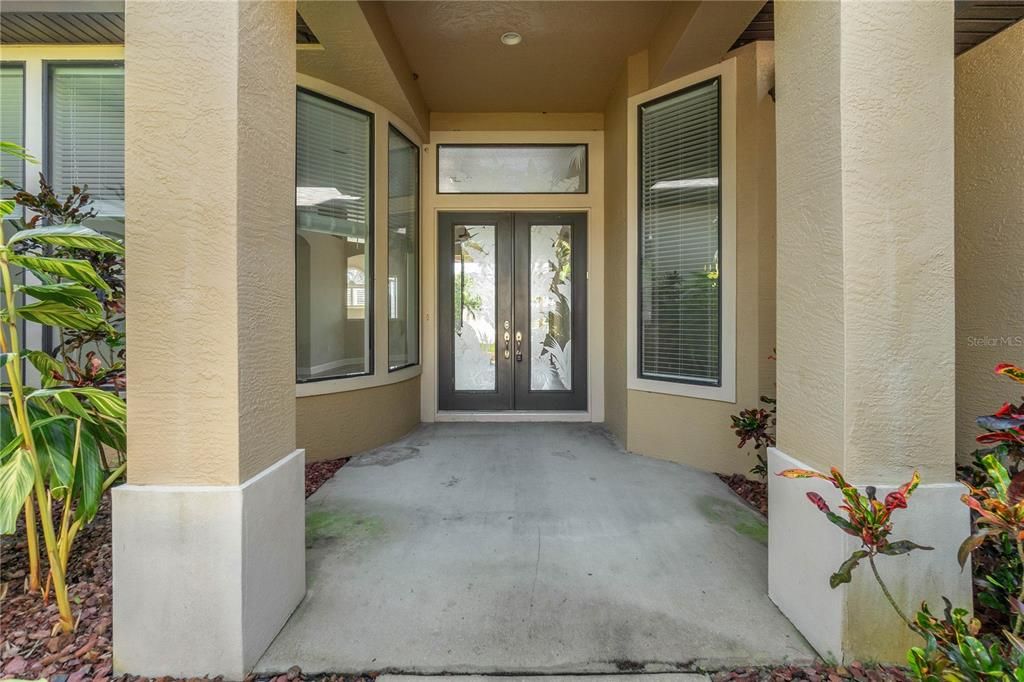 Front Porch & Front Door