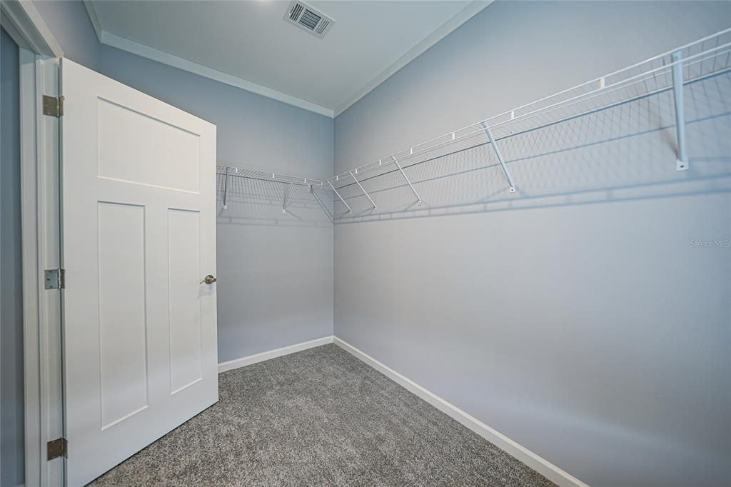 Walk in closet in Primary bedroom