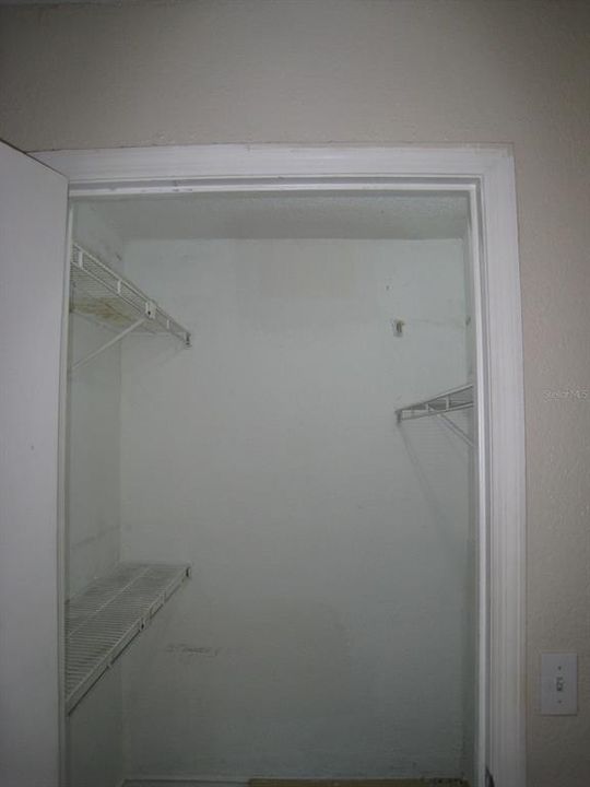 Closet in bedroom