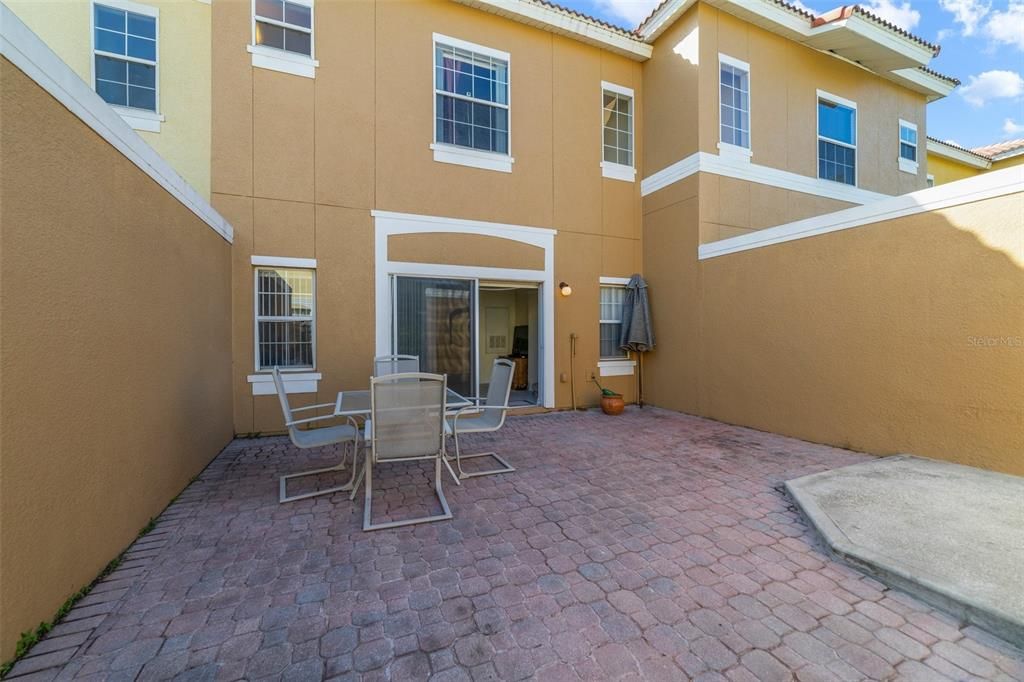 BACK PATIO IS ENCLOSED/FENCED.