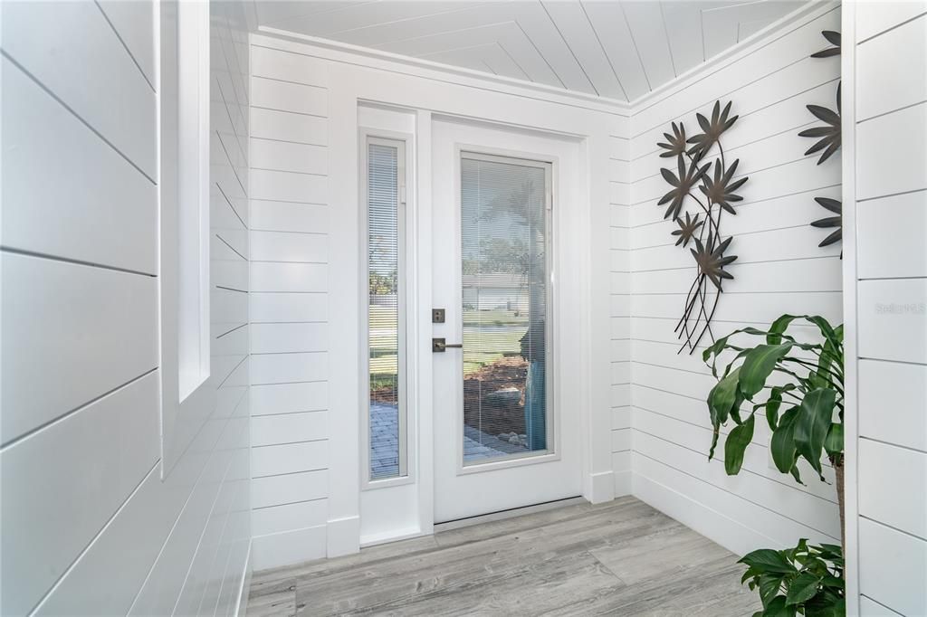 Shiplap Entrance Space