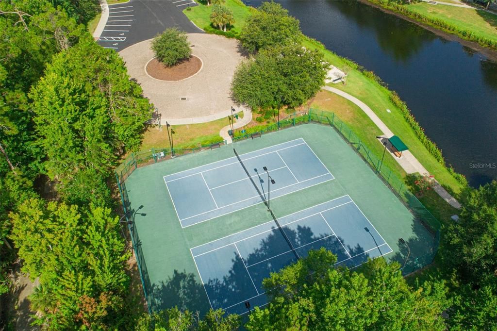 Aerial of Community Tennis Courts