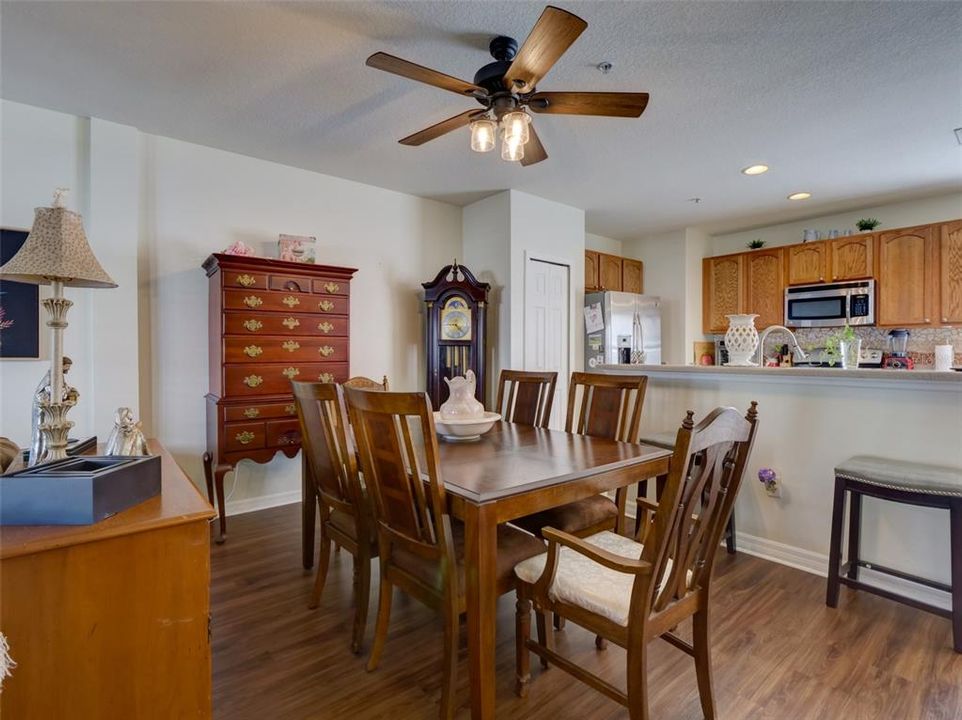 Dining Room & Kitchen view