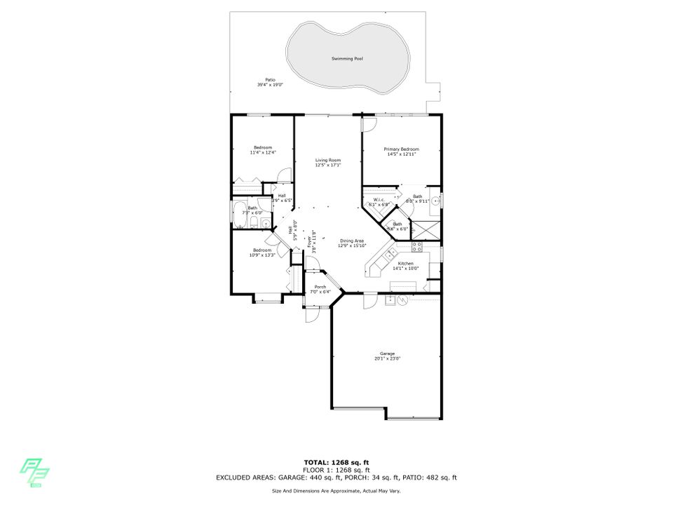 For Sale: $399,900 (3 beds, 2 baths, 1301 Square Feet)