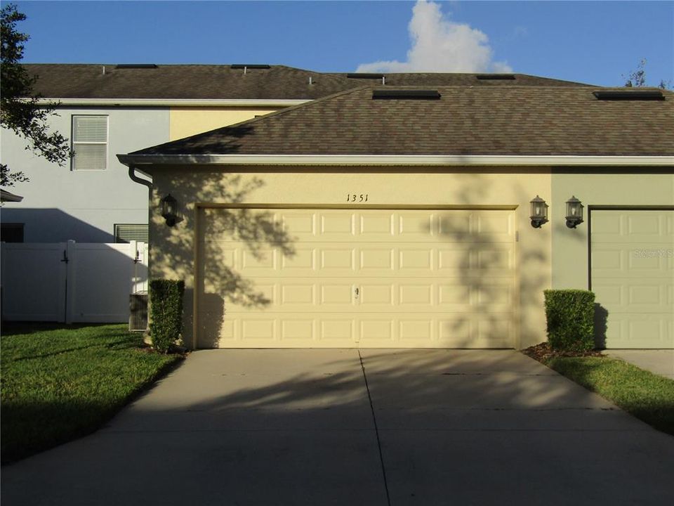 Rear Garage