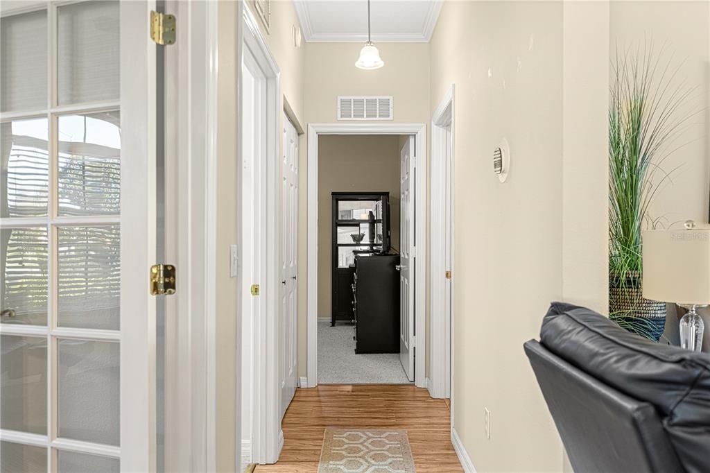 Hallway to Guest Bedroom