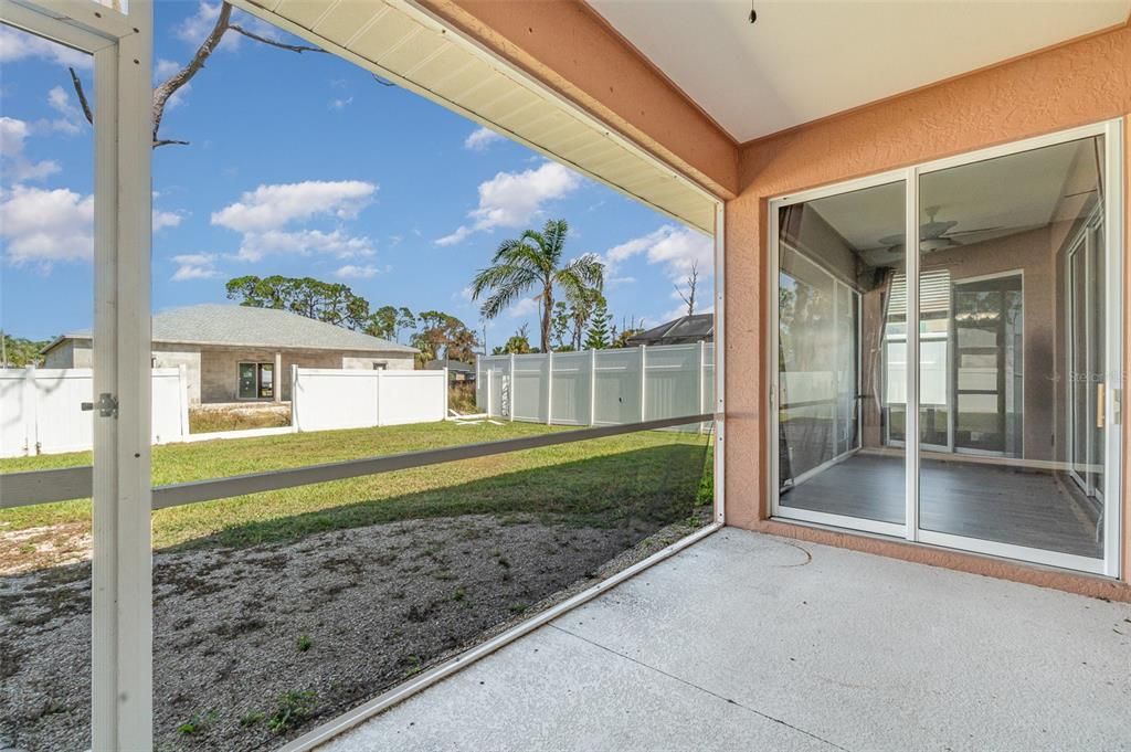 Screened porch