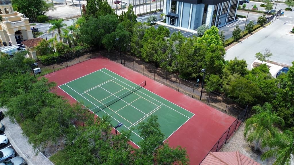 tennis courts