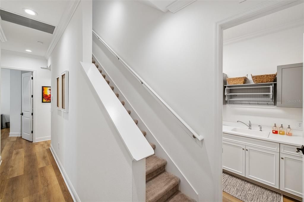 Downstairs Hallway/Laundry Room