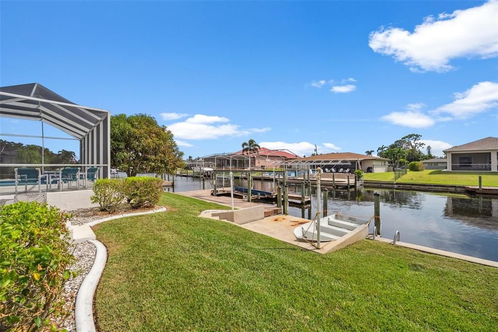 View of the Boat Dock and Canal