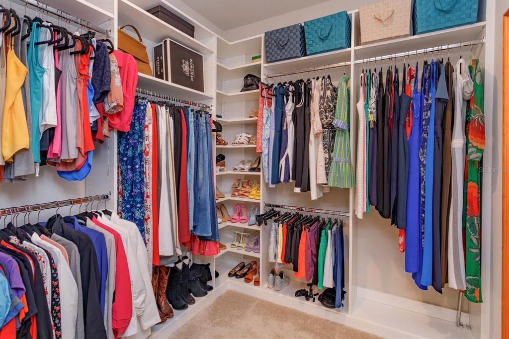 Primary Walk In Closet