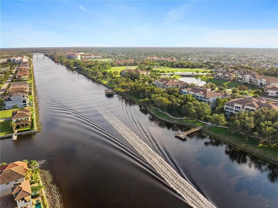 Aerial View 2 of Building & Intracoastal from NE