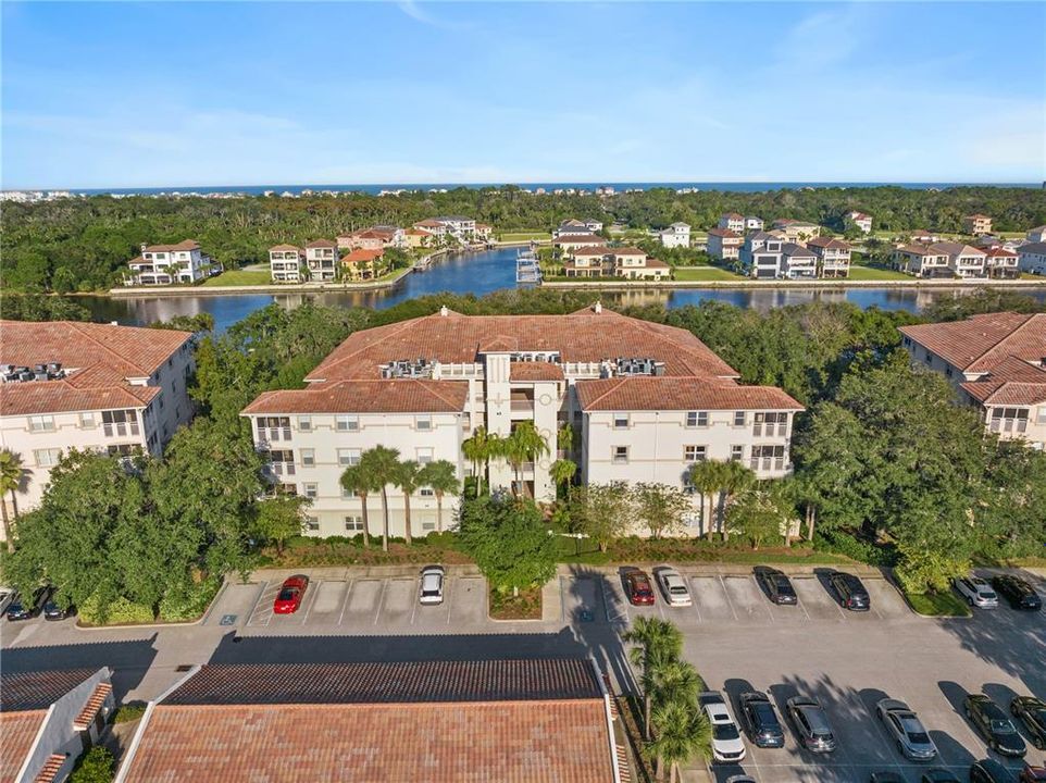 Front of Building Overhead View from W