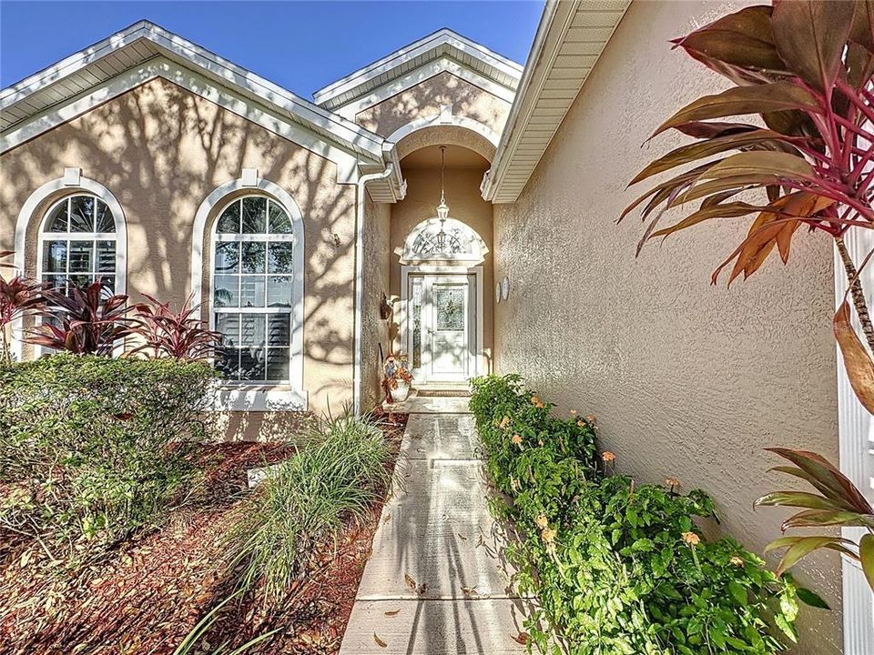 Front entry into home