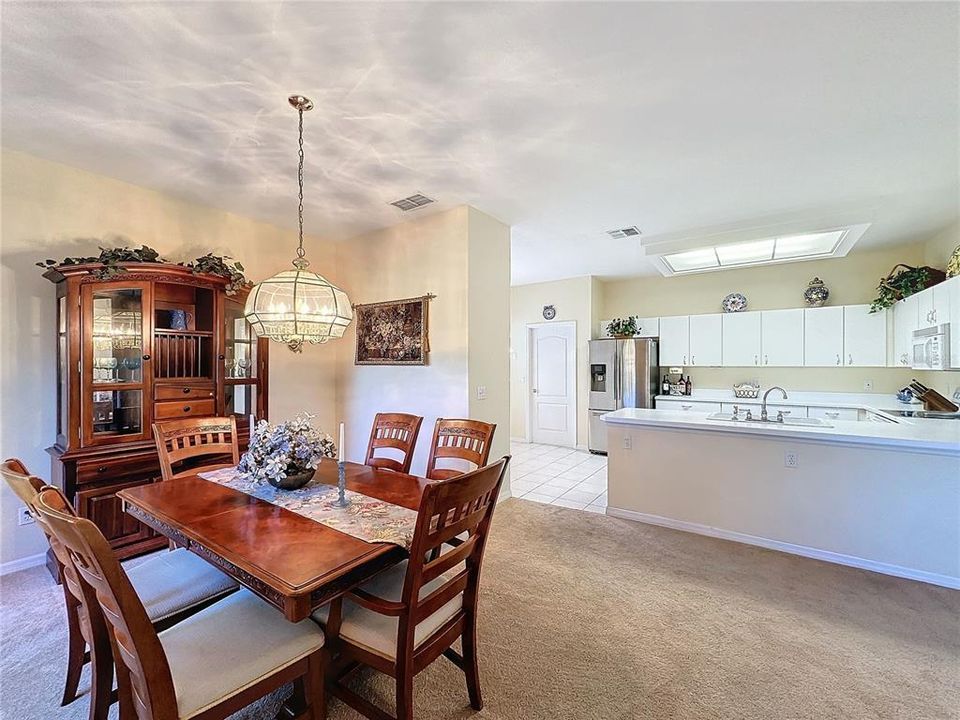 Dining room to kitchen