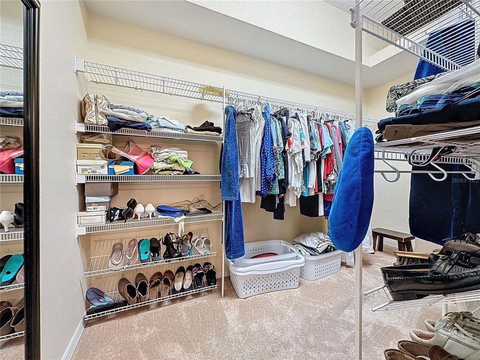 Large walk in closet