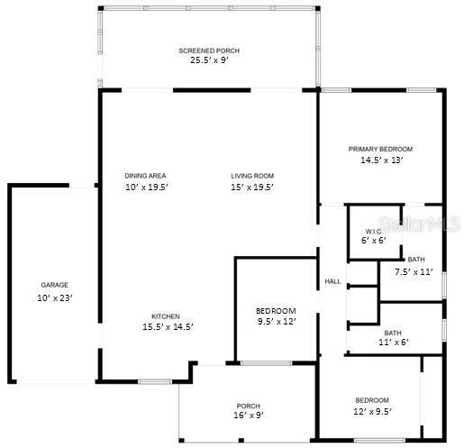 待售: $419,999 (3 贝兹, 2 浴室, 1540 平方英尺)