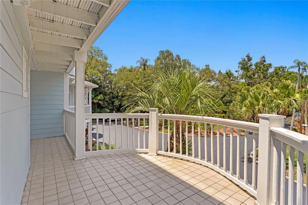 2nd Floor Balcony of front yard