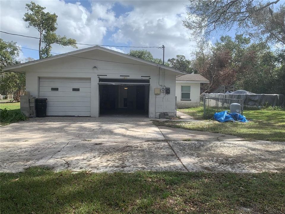 side view of the house