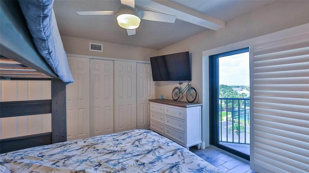 GUEST BEDROOM WITH PRIVATE BALCONY