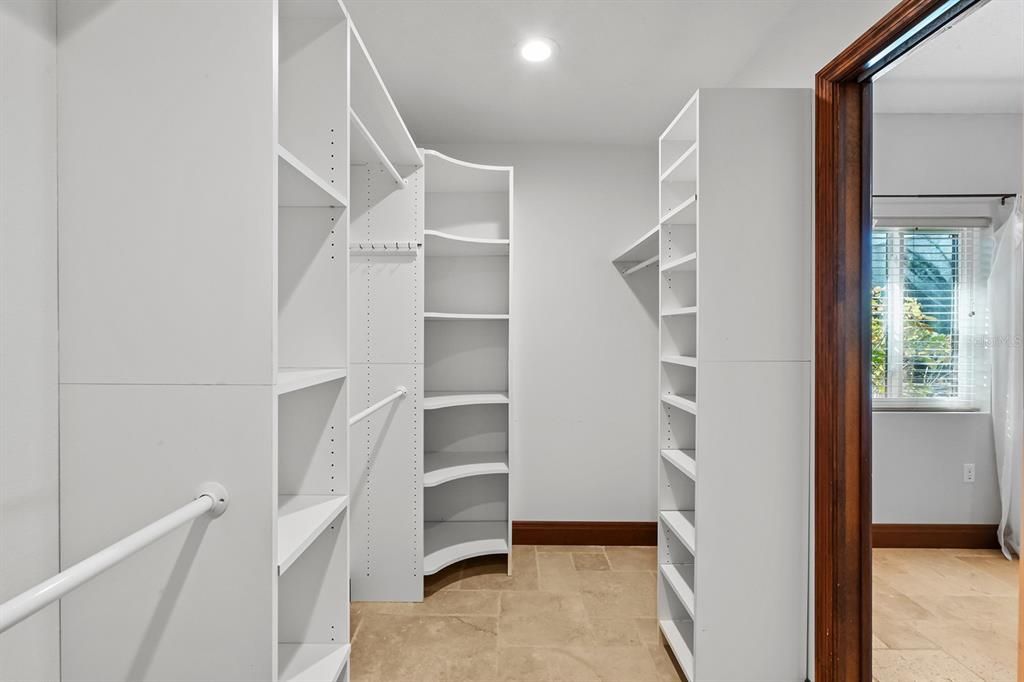 Primary Walk in Closet