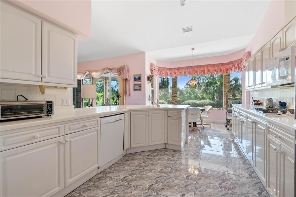 White Cabinets for Ample Storage