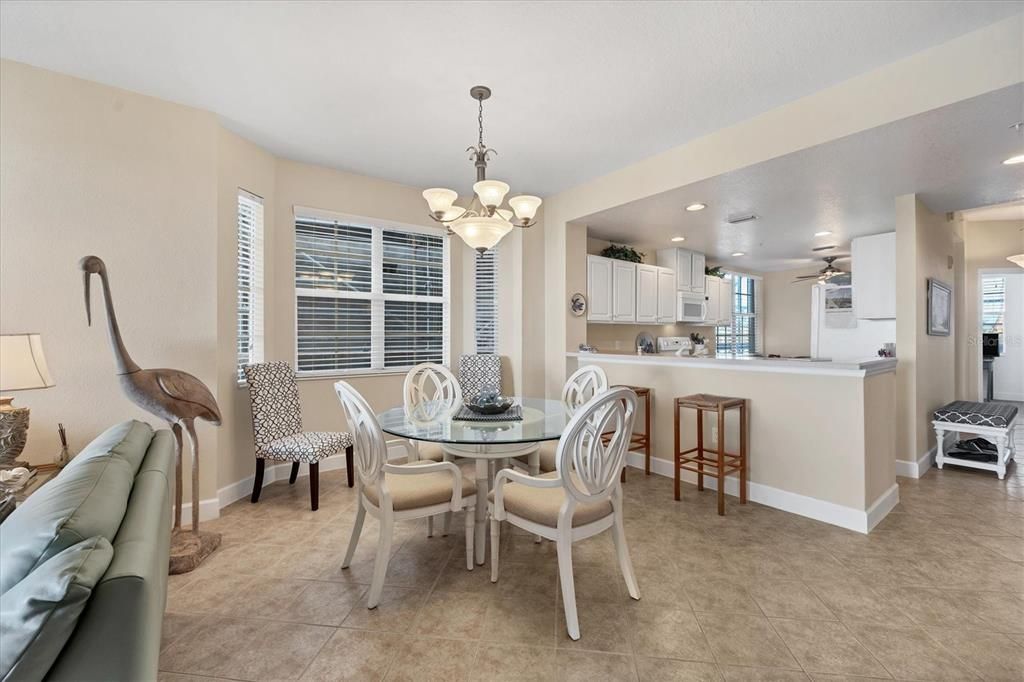 Beautiful Bay Window in Dining Area!