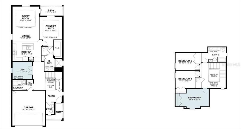 First and second Floor Floorplan