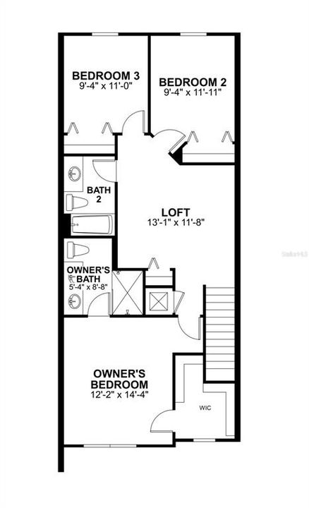 Floorplan Second Level