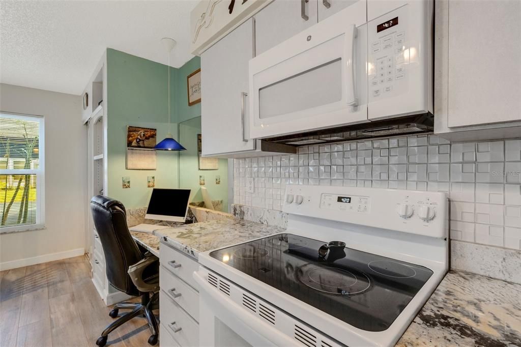 Kitchen with Desk