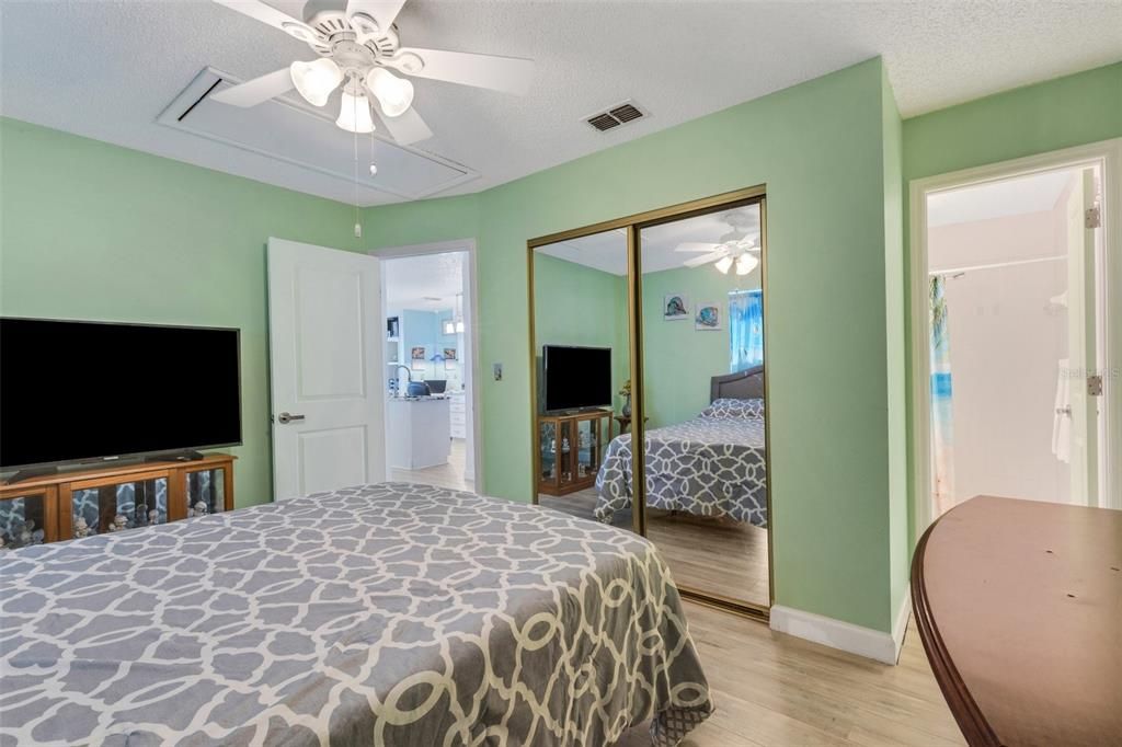 Primary Bedroom Towards Entry Door and Bathroom Door