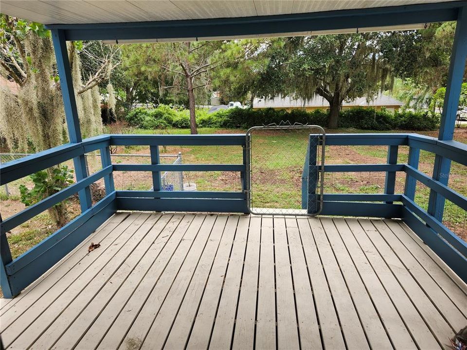 Covered Back Porch