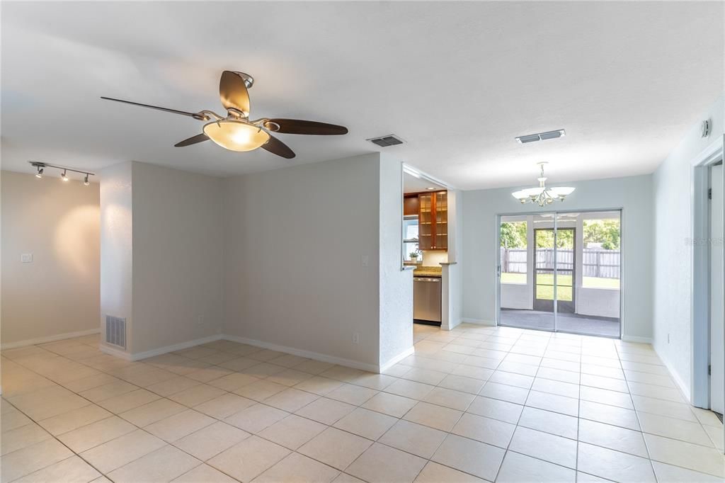 Living Room & Dining Room