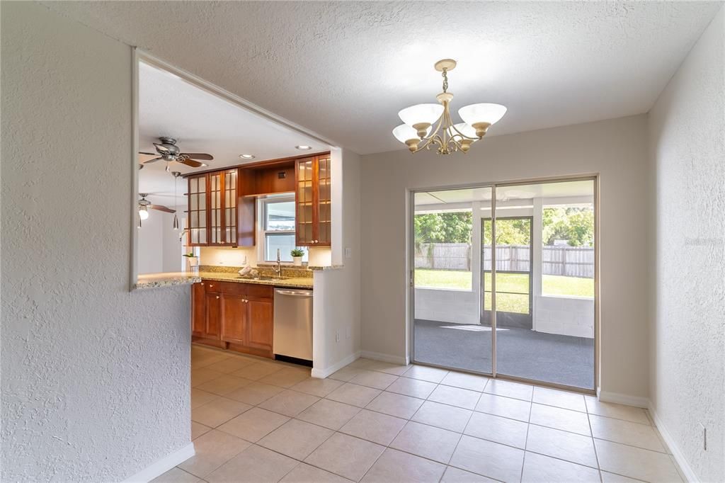 Dining Room Open to Kitchen