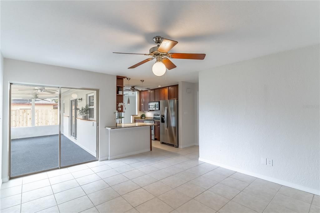 Family Room Open to Kitchen