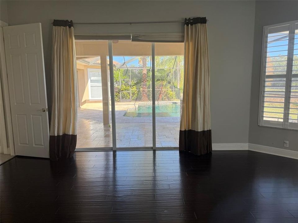 Pool view from the kids room.